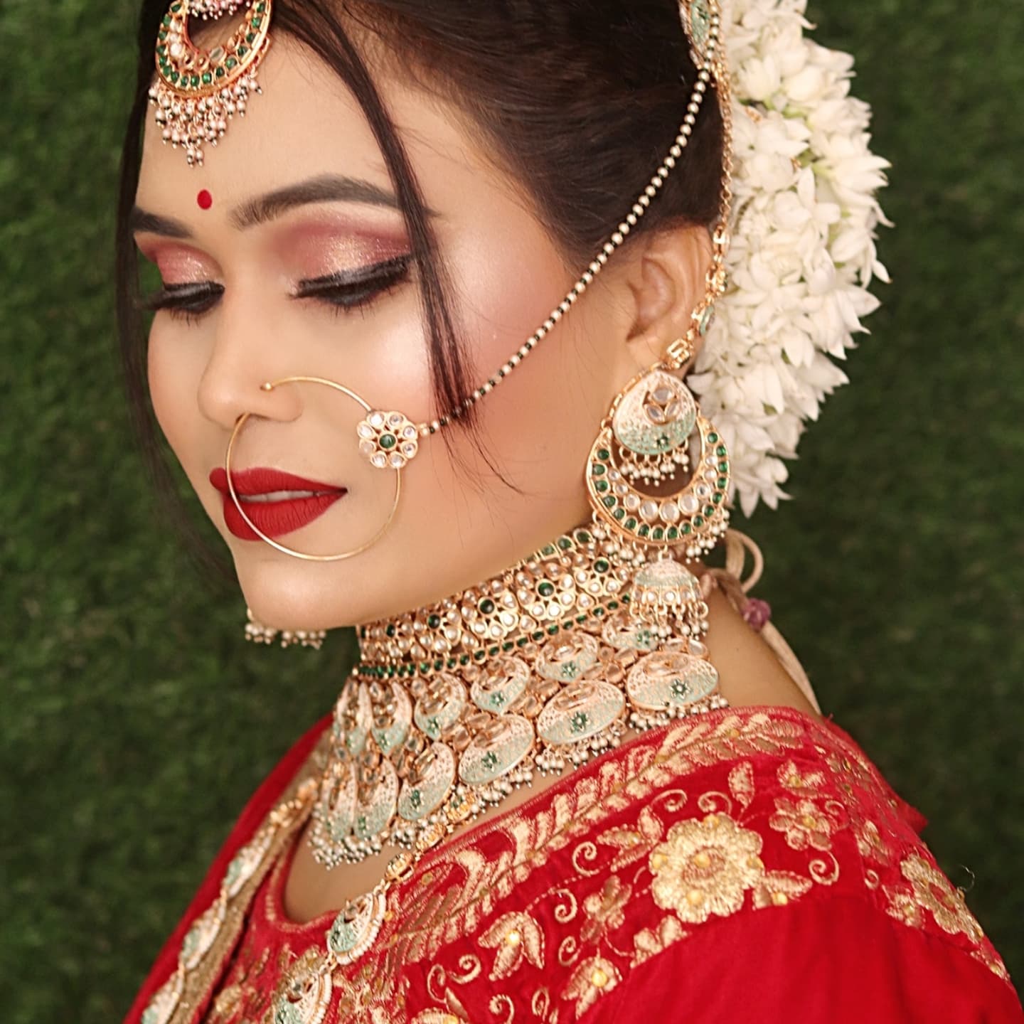 Radiant look after makeup session at Tanu's Salon, Bhopal